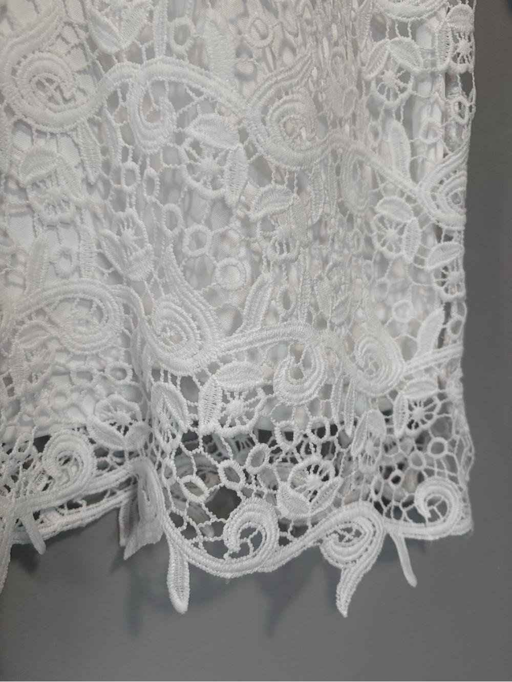 Philosophy White Lace Blouse - Picture 3 of 5